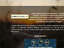 Tablet Screenshot of dobroczynnosc.com